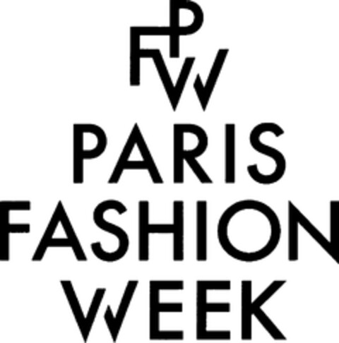 PFW PARIS FASHION WEEK Logo (WIPO, 03.09.2015)