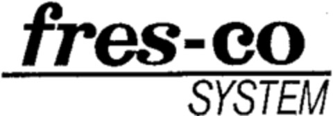 fres-co SYSTEM Logo (WIPO, 05/28/2001)