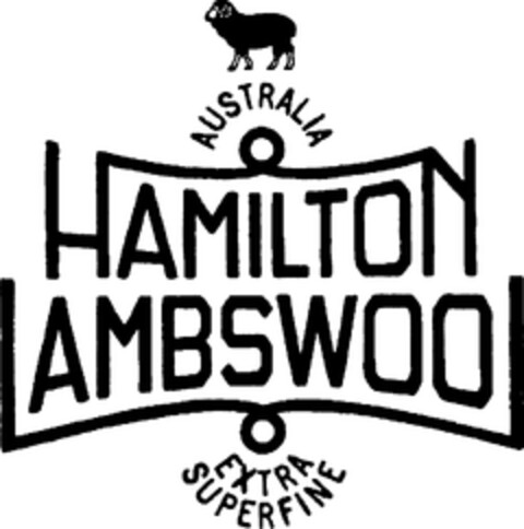 AUSTRALIA HAMILTON LAMBSWOOL EXTRA SUPERFINE Logo (WIPO, 02.11.2016)