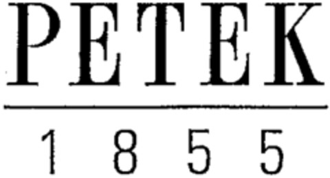 PETEK 1855 Logo (WIPO, 06/30/2000)