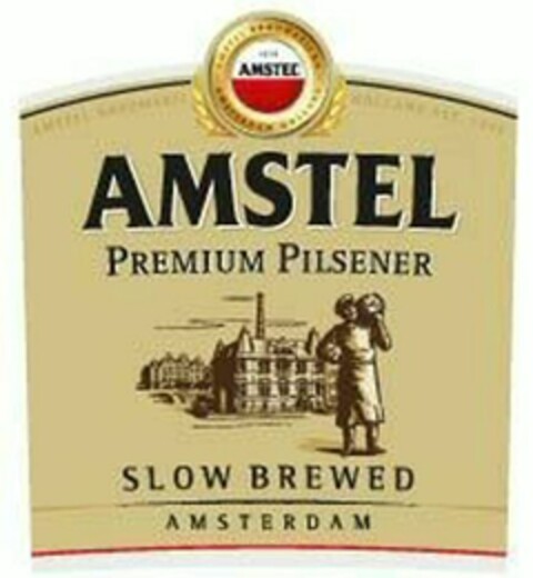 1870 AMSTEL PREMIUM PILSENER SLOW BREWED AMSTERDAM Logo (WIPO, 25.01.2011)