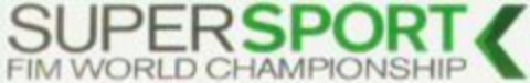 SUPERSPORT FIM WORLD CHAMPIONSHIP Logo (WIPO, 12/06/2011)