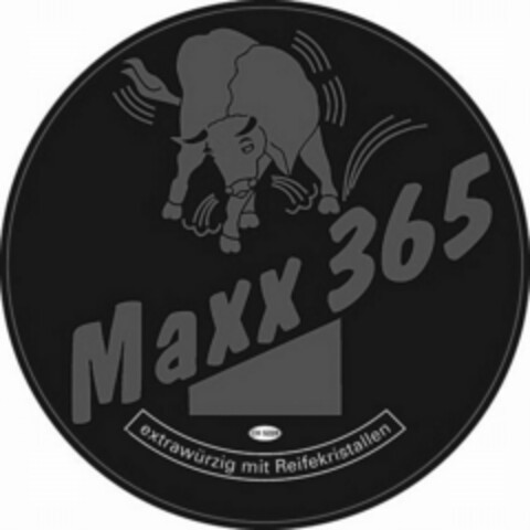 Maxx 365 extrawürzig mit Reifekristallen Logo (WIPO, 02/26/2014)