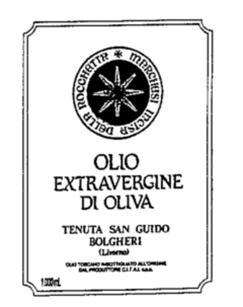 OLIO EXTRAVERGINE DI OLIVA Logo (WIPO, 10.08.1988)