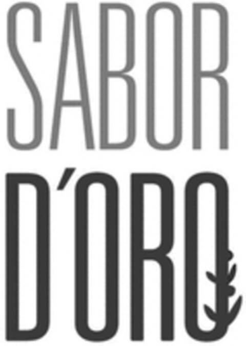 SABOR D'ORO Logo (WIPO, 22.09.2016)