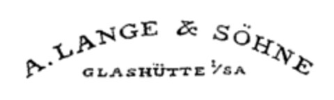 A. LANGE & SÖHNE Logo (WIPO, 16.04.1991)