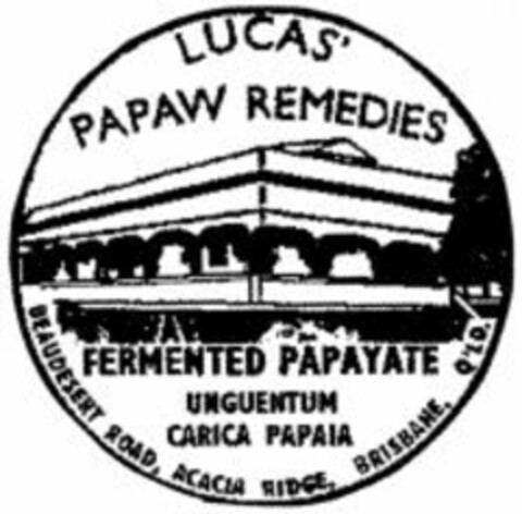 LUCAS' PAPAW REMEDIES Logo (WIPO, 06.09.2006)