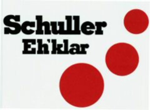 Schuller Eh'klar Logo (WIPO, 03/30/2006)
