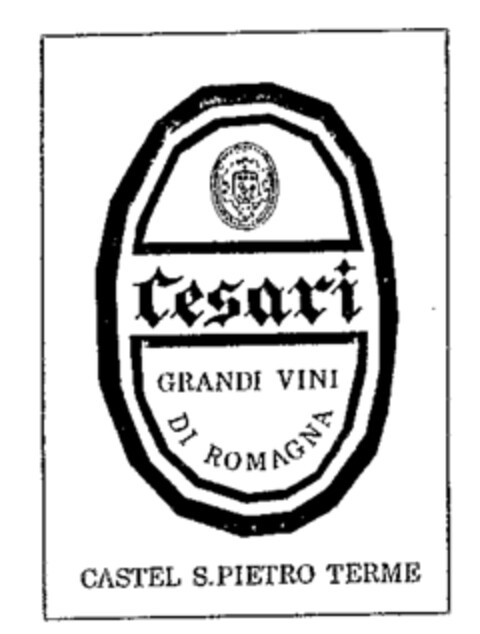 Cesari GRANDI VINI DI ROMAGNA Logo (WIPO, 10.10.1988)