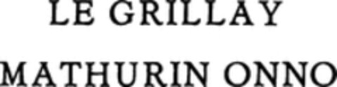 LE GRILLAY MATHURIN ONNO Logo (WIPO, 04.11.1998)
