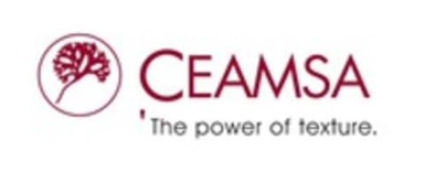 CEAMSA The power of texture. Logo (WIPO, 12/22/2014)