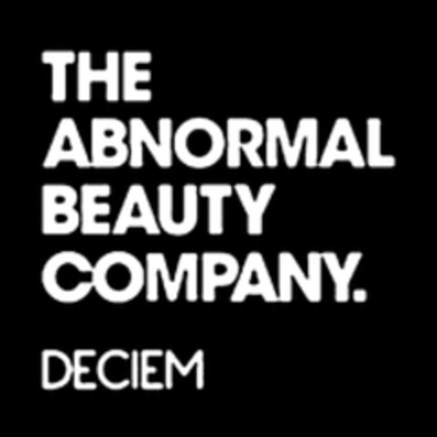 THE ABNORMAL BEAUTY COMPANY. DECIEM Logo (WIPO, 15.03.2022)