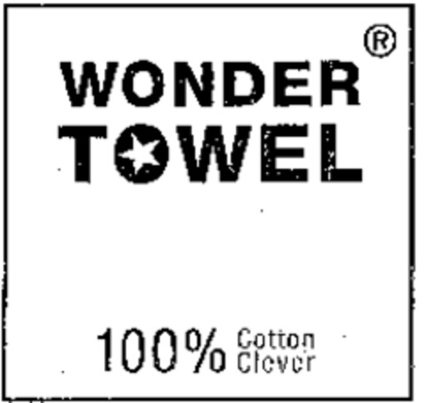 WONDER TOWEL 100% Cotton Clever Logo (WIPO, 19.01.2009)