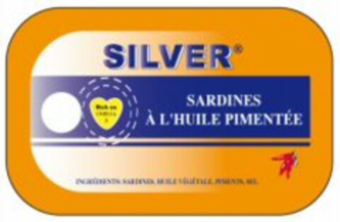 SILVER SARDINES À L'HUILE PIMENTÉE Logo (WIPO, 10.02.2011)