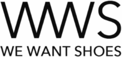 WWS WE WANT SHOES Logo (WIPO, 09/15/2015)