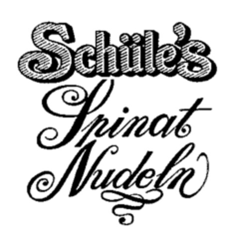 Schüle's Spinat Nudeln Logo (WIPO, 29.01.1990)