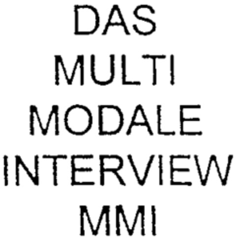 DAS MULTI MODALE INTERVIEW MMI Logo (WIPO, 07.09.2000)