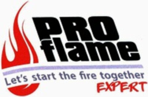 PROflame Let's start the fire together EXPERT Logo (WIPO, 05/29/2017)
