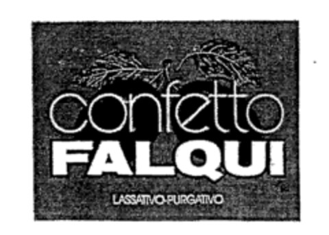 confetto FALQUI Logo (WIPO, 06/08/1989)