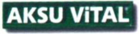 AKSU VITAL Logo (WIPO, 02.03.2005)