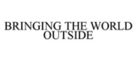 BRINGING THE WORLD OUTSIDE Logo (WIPO, 23.04.2015)