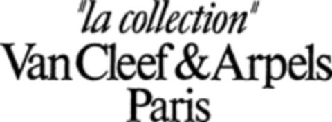 "la collection" Van Cleef & Arpels Paris Logo (WIPO, 11/11/1977)