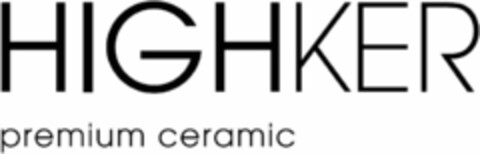 HIGHKER premium ceramic Logo (WIPO, 30.10.2018)