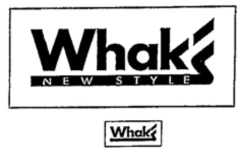 Whak's NEW STYLE Logo (WIPO, 06/05/1990)