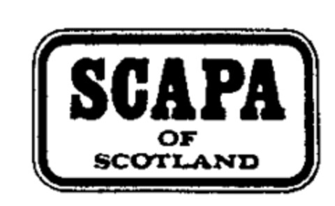 SCAPA OF SCOTLAND Logo (WIPO, 10.10.1990)