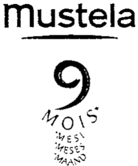 mustela 9 MOIS MESI MESES MAAND Logo (WIPO, 30.10.1998)