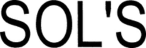 SOL'S Logo (WIPO, 05/19/1999)