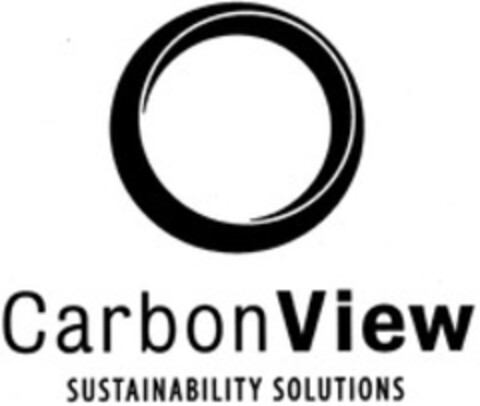 Carbon View SUSTAINABILITY SOLUTIONS Logo (WIPO, 30.08.2013)