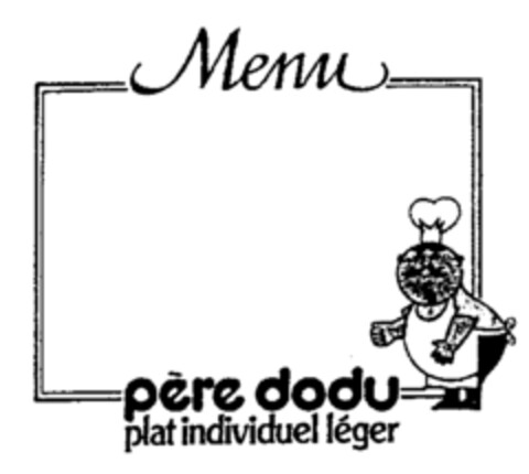 Menu père dodu plat individuel léger Logo (WIPO, 04/15/1988)