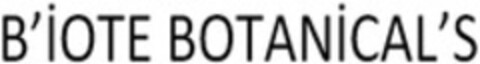 B'IOTE BOTANICAL'S Logo (WIPO, 03.12.2014)