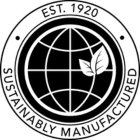 SUSTAINABLY MANUFACTURED EST. 1920 Logo (WIPO, 09.05.2016)