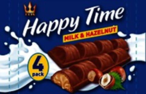 FLIS Happy Time MILK & HAZELNUT 4 pack Logo (WIPO, 11.04.2017)