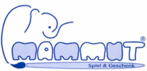 MAMMUT Spiel & Geschenk Logo (WIPO, 13.10.2007)