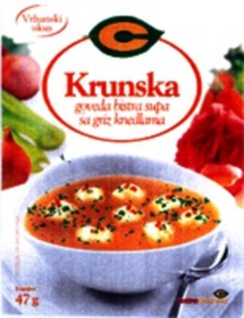 Krunska goveda bistra supa sa griz knedlama Logo (WIPO, 03.04.2008)