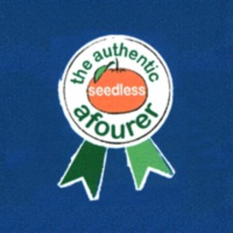 the authentic afourer seedless Logo (WIPO, 28.10.2008)