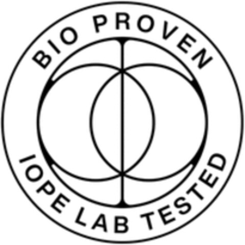 BIO PROVEN IOPE LAB TESTED Logo (WIPO, 21.09.2022)