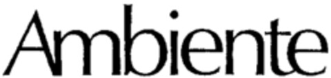 Ambiente Logo (WIPO, 19.08.1981)