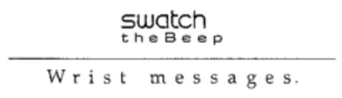 swatch the Beep Wrist messages. Logo (WIPO, 15.02.1995)