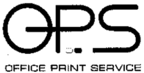 OPS OFFICE PRINT SERVICE Logo (WIPO, 04/10/2007)