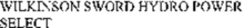 WILKINSON SWORD HYDRO POWER SELECT Logo (WIPO, 02/15/2012)