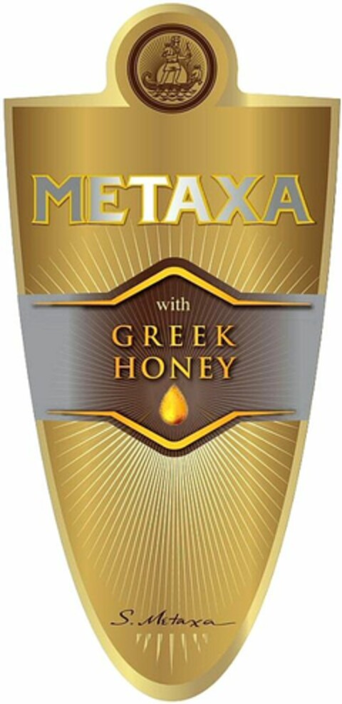 METAXA with GREEK HONEY Logo (WIPO, 02.06.2015)