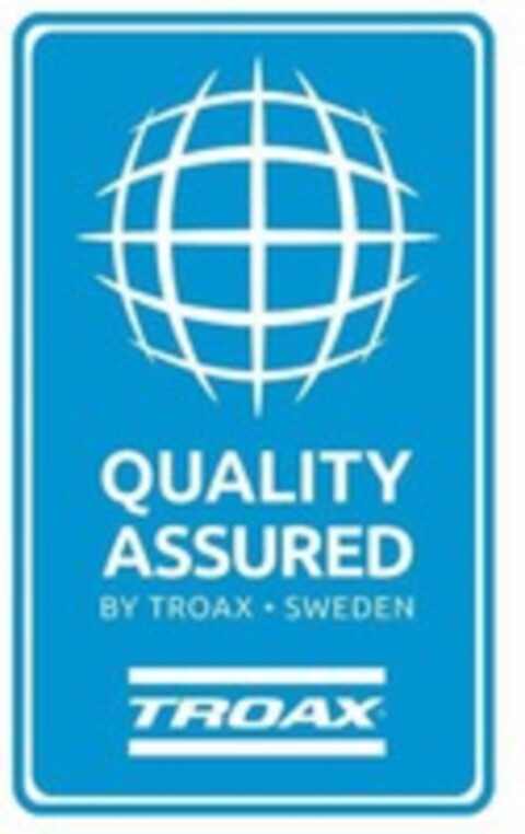 QUALITY ASSURED BY TROAX SWEDEN TROAX Logo (WIPO, 22.12.2015)