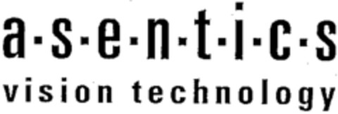 a.s.e.n.t.i.c.s vision technology Logo (WIPO, 19.08.2003)