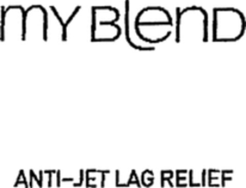 MY BLEND ANTI-JET LAG RELIEF Logo (WIPO, 24.04.2009)
