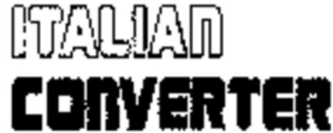 ITALIAN CONVERTER Logo (WIPO, 12.09.2008)