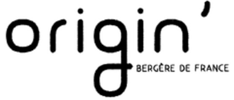 origin' BERGÈRE DE FRANCE Logo (WIPO, 03.12.2008)